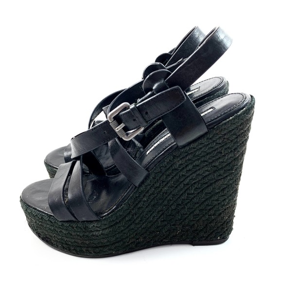 Vera Wang Lavender Label Shoes - Vintage VERA WANG LAVENDER collection wedge shoes